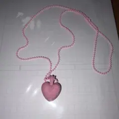 CHROME HEARTS シリコンハートネックレス ピンク