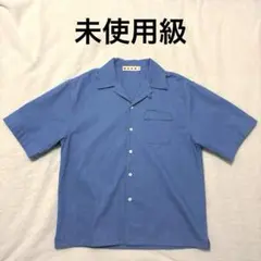 【未使用級】24SS MARNI 刺繍ロゴ デニムボウリングシャツ サイズ50のサムネイル