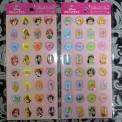 セリア ディズニープリンセス ストーンシール ２個セット