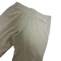 adidas　アディダススラックス　希少　極太　センタープレスありのサムネイル