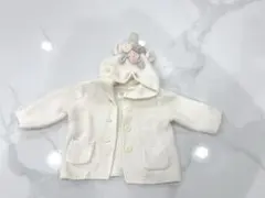 美品♡baby GAP ユニコーンフード付きニットジャケット 3-6ヶ月