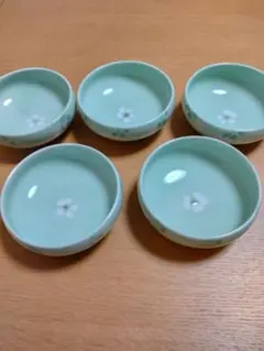 和食器 小鉢 若草色 ５個セット