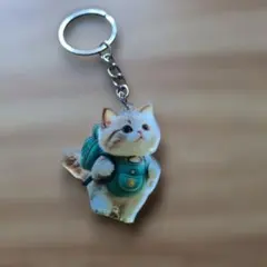 新品未使用で可愛い猫のキャラクターキーホルダー