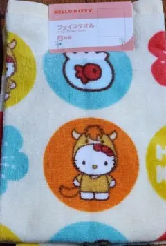 HELLO KITTY フェイスタオル 2枚組 約34×75cmのサムネイル