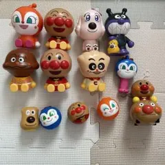 アンパンマン　ガチャガチャ　セット　おっきなマスコット