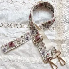 【新作✧】インド刺繍リボン♡ショルダーストラップ ベルト㊸