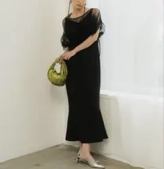 ANDRESD ruffled bustier pants dress - メルカリ