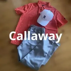 美品‼️Callaway ポロシャツ＋パンツ＋帽子　三点セット！ゴルフウェア！
