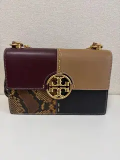 TORY BURCH トリーバーチ　ミラー ミックスマテリアル ショルダーバッグ