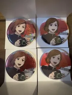 未使用　呪術廻戦 釘崎野薔薇 缶バッジ 4点セット キラあり KUGISAKI