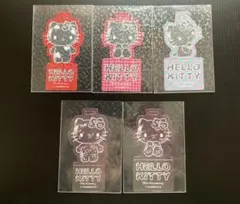 ハローキティ50thアニバーサリー　クリアスタンドカード