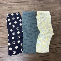 UNIQLO ベビー レギンス七分丈80cm 3点セット