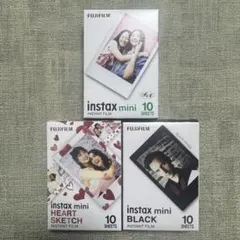 【新品】instax mini フィルム チェキ 10枚 3箱セット