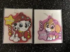 かっぱ寿司　パウパトロールおなまえラバーチャームセット