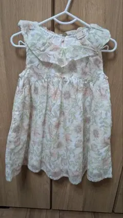 petit main 花柄ワンピース 90 プティマイン