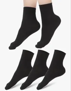 シルク　靴下　ソックス　ブラック