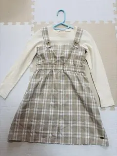 子供服　女の子　長袖ワンピース