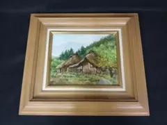 田園風景 水彩画 木製フレーム付き F6号サイズ - メルカリ