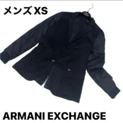 アルマーニ　エクスチェンジ　メンズXSサイズ　袖キルティングツイードジャケットのサムネイル