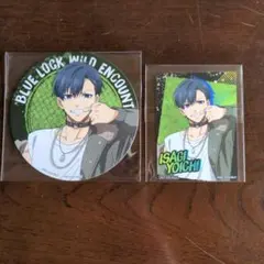 ブルーロックツリービレッジ 潔世一 特典ステッカー、コースターセット