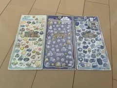 正規品　ジュエルプチドロップシール　ふわふわとりのなかまたち　シマエナガ など