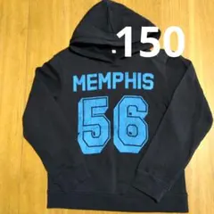 裏起毛パーカー 150 黒