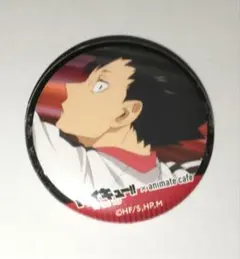 ハイキュー!! 黒尾鉄朗 32mm缶バッジ アニメイトカフェ