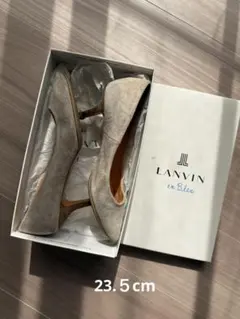 23.5cm LANVIN en Bleu ランバンオンブルー スエードベージュ