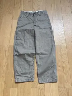 ユニクロU ワイドフィットチノ　ベージュ