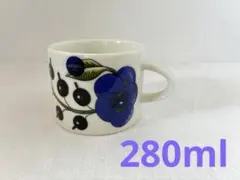 미사용 品 ARABIA アラビア カップ 大きめ ブルー 北欧食器 カップのみ