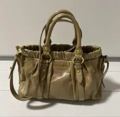 夏休み限定　ミュウミュウ アーカイブ ヴィッテロルクス 2way ハンドバッグ