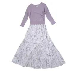 未使用✨️FRAY I.D オフショルニットコンビワンピース サイズF