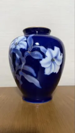 羽山作 陶器 花瓶 黒白グラデーション - メルカリ