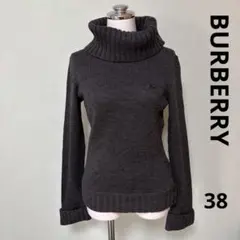 BURBERRY バーバリーブルーレーベル　タートルネック　ニット　美品
