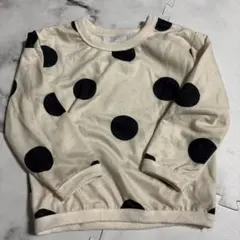 SHEIN ドット柄 長袖カットソー 4Yサイズ