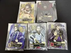 一番くじ　キングダム　次代の傑物たち　E賞　アクレクト　5枚