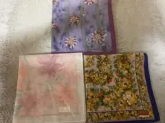 未使用　KENZO コシノヒロコ　アンリホコピス　レディースハンカチ3枚セット