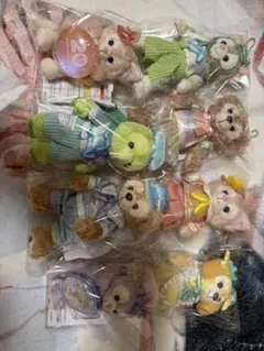 東京ディズニーシー ダッフィー&フレンズ20周年 ぬいぐるみバッジ 8点セット