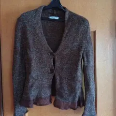 GIANNI LO GIUDICE ブラウンカーディガン