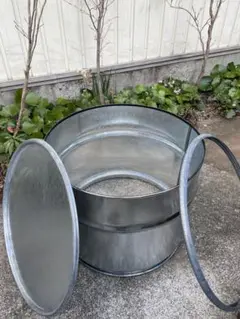 ドラム缶 半切り 持ち手付き 焚き火 ドラム缶半切り 取手付き 焼却炉 ドラム缶 焼却炉 バーベキュー