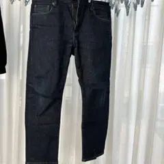 ダークブルー ストレートデニム 36