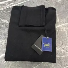 JWIF カシミヤ100% ブラック 半袖ニット Lサイズ