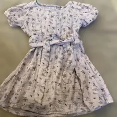 earth music&ecology 半袖　ワンピース　 110 切替え　花柄