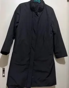 UNIQLO ブラック ロング ダウン コート M ユニクロ