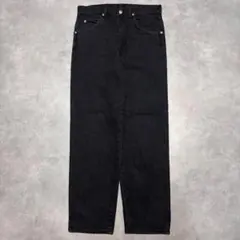 W34 L30】 japan levi's black リーバイス 569 - メルカリ