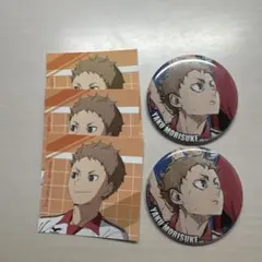 ハイキュー!!夜久衛輔 缶バッジ2枚+購入者特典ステッカー