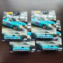 4台セット ホットウィール ブールバード d21 日産 ハードボディ