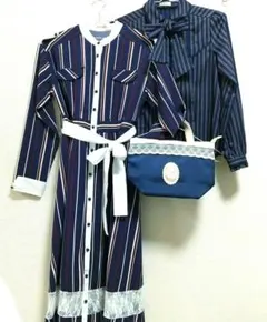 アクシーズファム ネイビー系お洋服セット