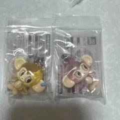 ルッキー　ミンキー　ナルミヤキャラクターズ　めじるしアクセサリー 2個セット