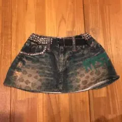 ヒステリックミニ  デニム風スカート